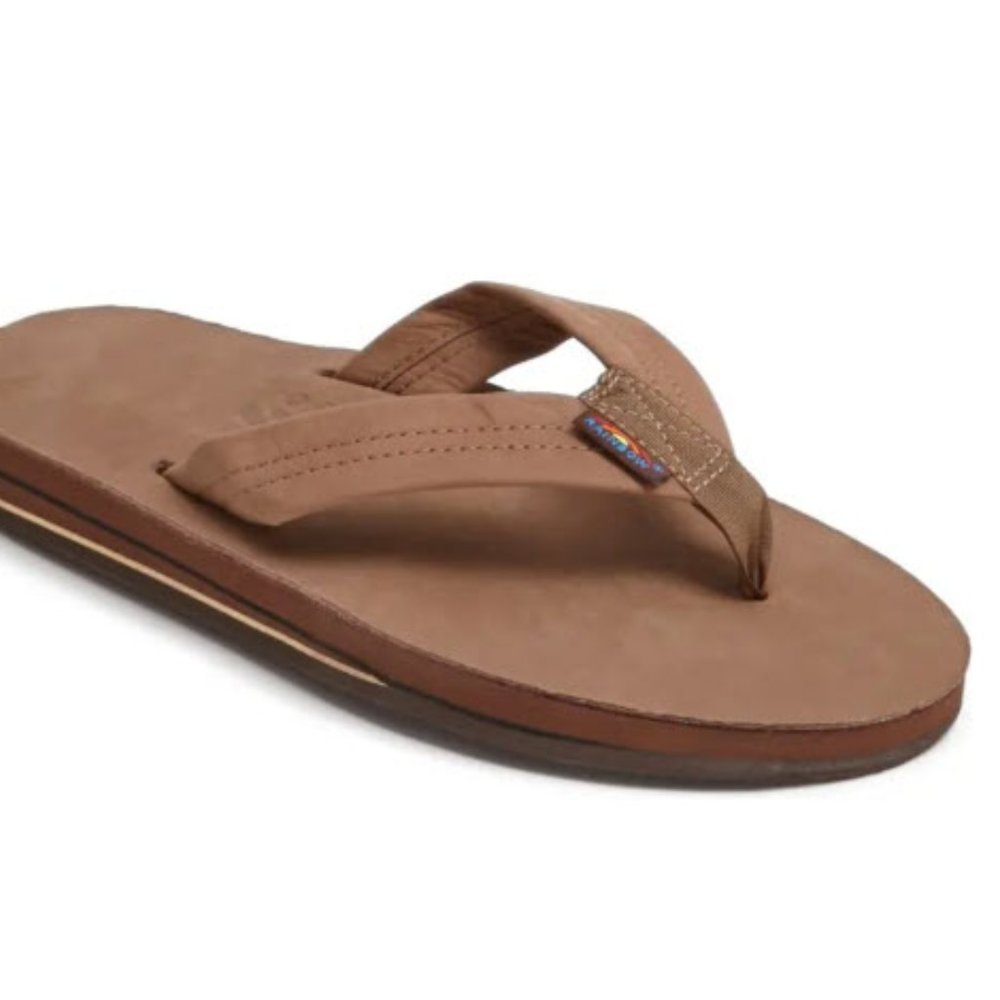 NWOT Rainbow Sandals. Dark Brown. Size Women's Large (7.5-8.5)